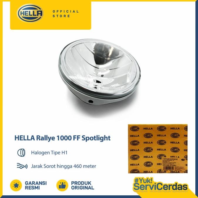 Termurah HELLA Rallye 1000 FF Spotlight - Lampu Sorot Mobil