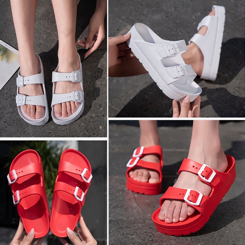 Sandal Wanita Korean Style Casual Sendal Rumah Wanita Limitless Sandal Selop Cewek Korea V-03 DUA KAKI