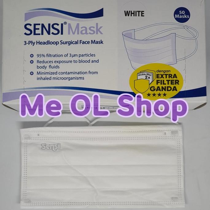 Masker Sensi Hijab Headloop isi 50pcs