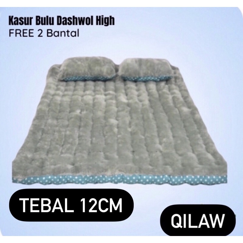 KASUR MENUL GENDER JUMBO 140 x 180cm FREE 2 BANTAL ONGKIR MURAH TEBAL 12cm