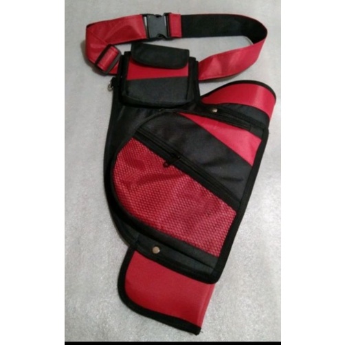 Quiver panahan tas busur pinggang besar buat dewasa