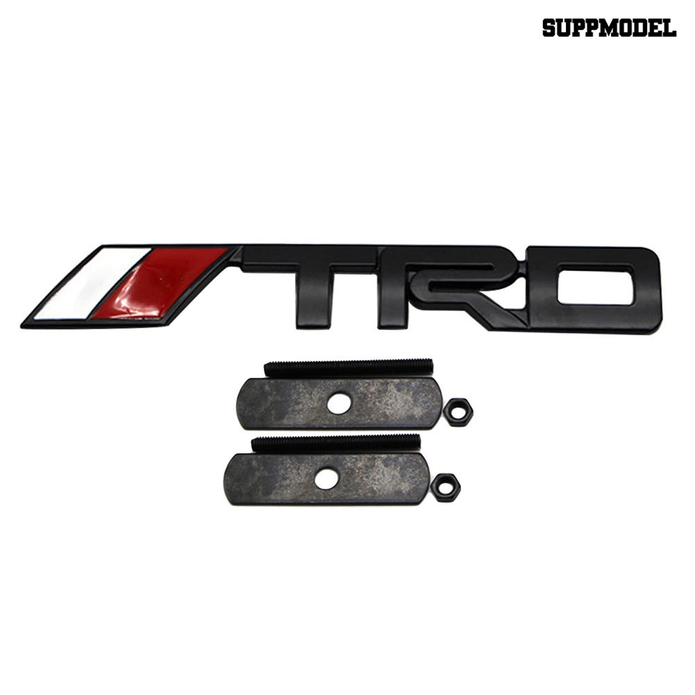 [Auto] Logo Badge 3D Mobil Styling TRD Front Grille Emblem Stiker Untuk Toyota Auto Decal