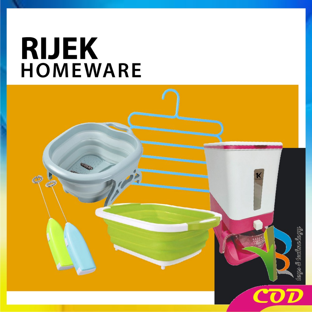 RB-PART 1 Barang Rijek Homeware Perlengkapan Dapur Kotak Tissue Tempat Penyimpanan Serbaguna / Wallpaper / Kotak Bekal / Dispenser Beras