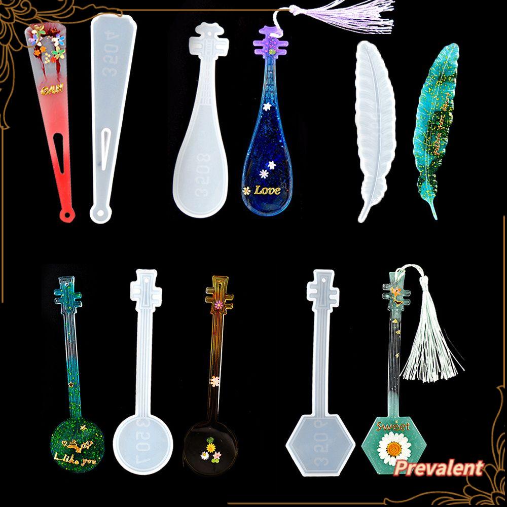 Preva Bookmark Resin Cetakan Resin Lem Kristal Transparan DIY Kerajinan Drop Glue Book Mark