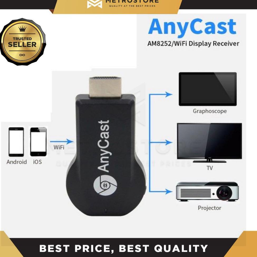 NEW Dongle Hdmi Anycast Tv Rechiver ANYCAST WIFI DISPLAY RECEIVER HDMI receiver tv ✹ 856
