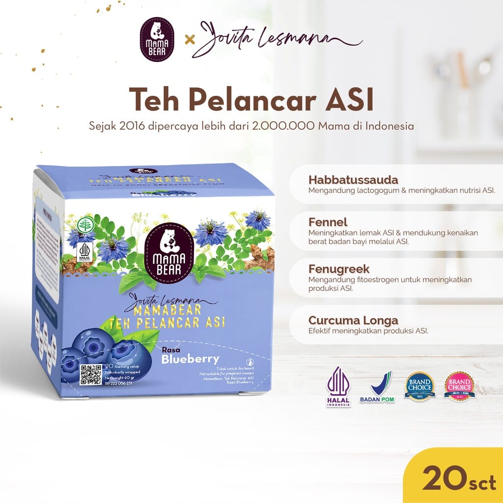 Mama Bear ASI Booster Tea / Teh Pelancar ASI 60gr