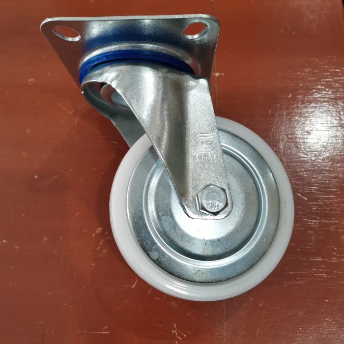 Roda troli nylon 4" Hidup roda trolley roda keranjang 4 inch putar
