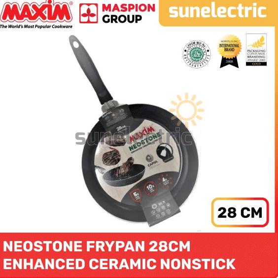 Maxim Neostone Frypan Panci / Wajan Keramik / Ceramic Teflon Non Stick Anti Lengket 28 cm 5E3
