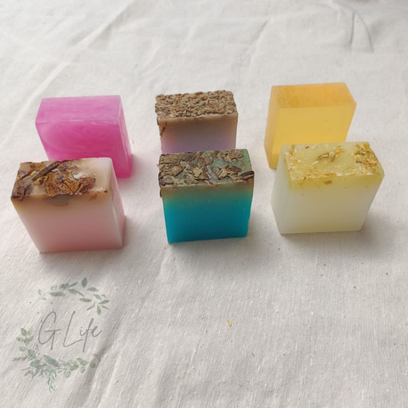 (BONUS KANTONG SABUN) Natural Sop Bar 100gr, Sabun Organic GLife, Sabun Mandi Souvenir