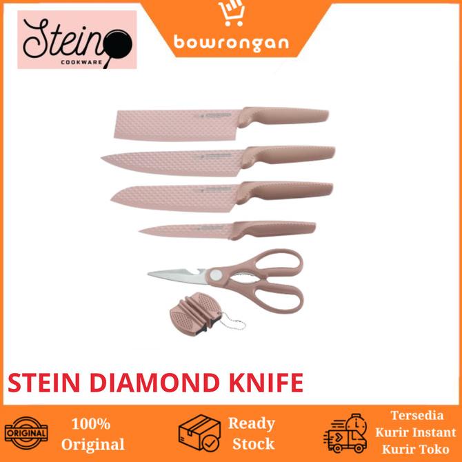 Steincookware Pisau Diamond Knives Set 6 in 1 Pisau Dapur Set