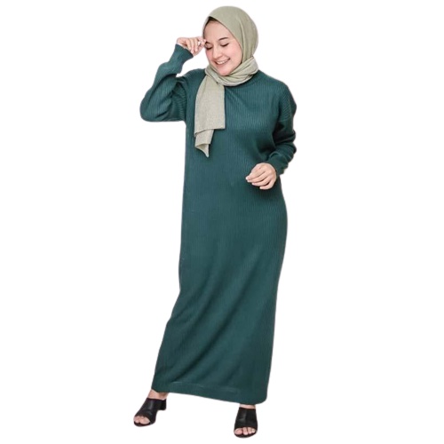 KALILA - Baju Rajut Long Dress / MEDARI Dress / MEDARI Long Dress / boxy dress / boxy long dress