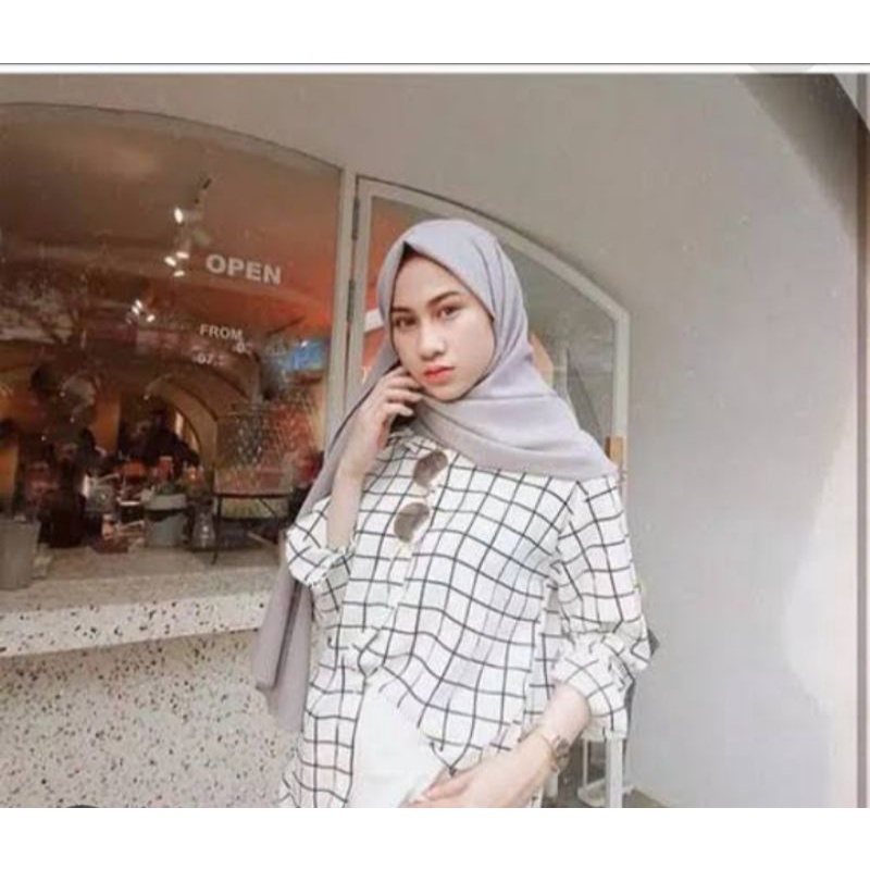 kemeja flanel blueberry best seller2023