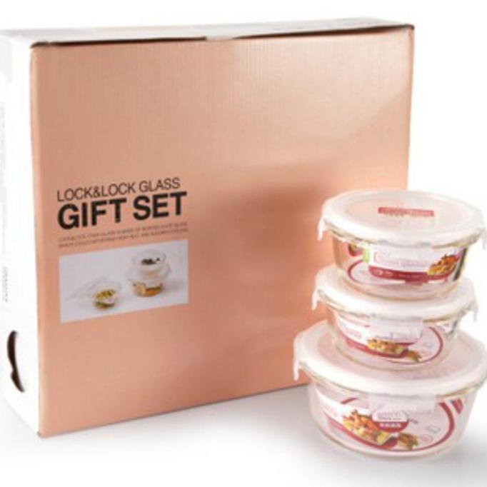 Lock n lock Oven Glass Lock Gift Set 3 pcs LLG855SP3