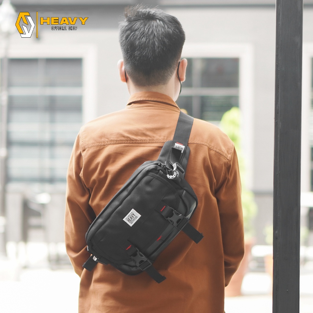 Tas Waistbag Pria Heavy Premium Distro - Tas Pria Heavy Terminator Glad - Tas Pinggang