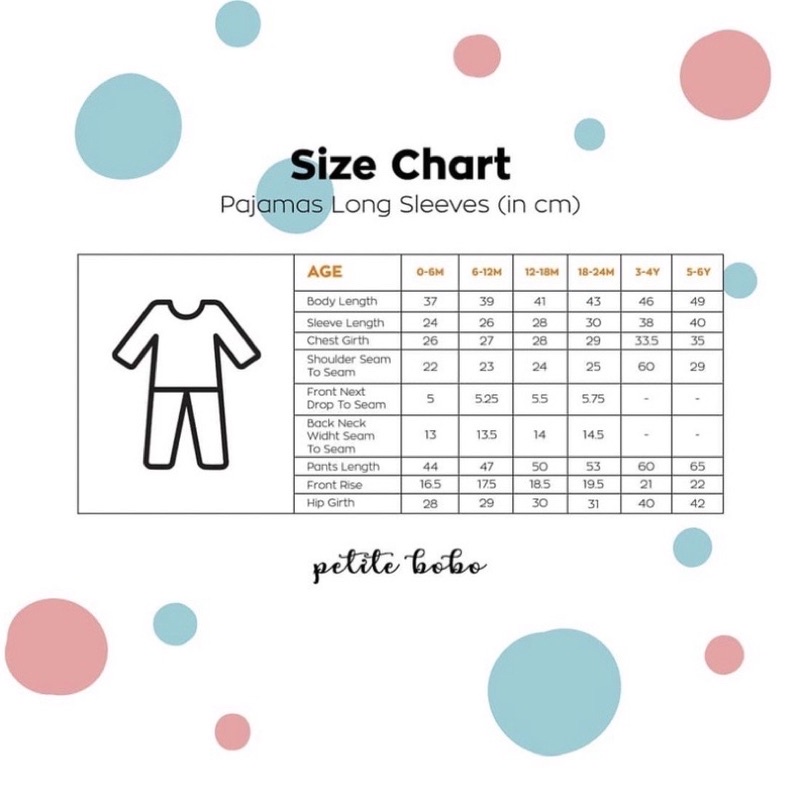 Petite bobo Premium Pajamas- Pinky White