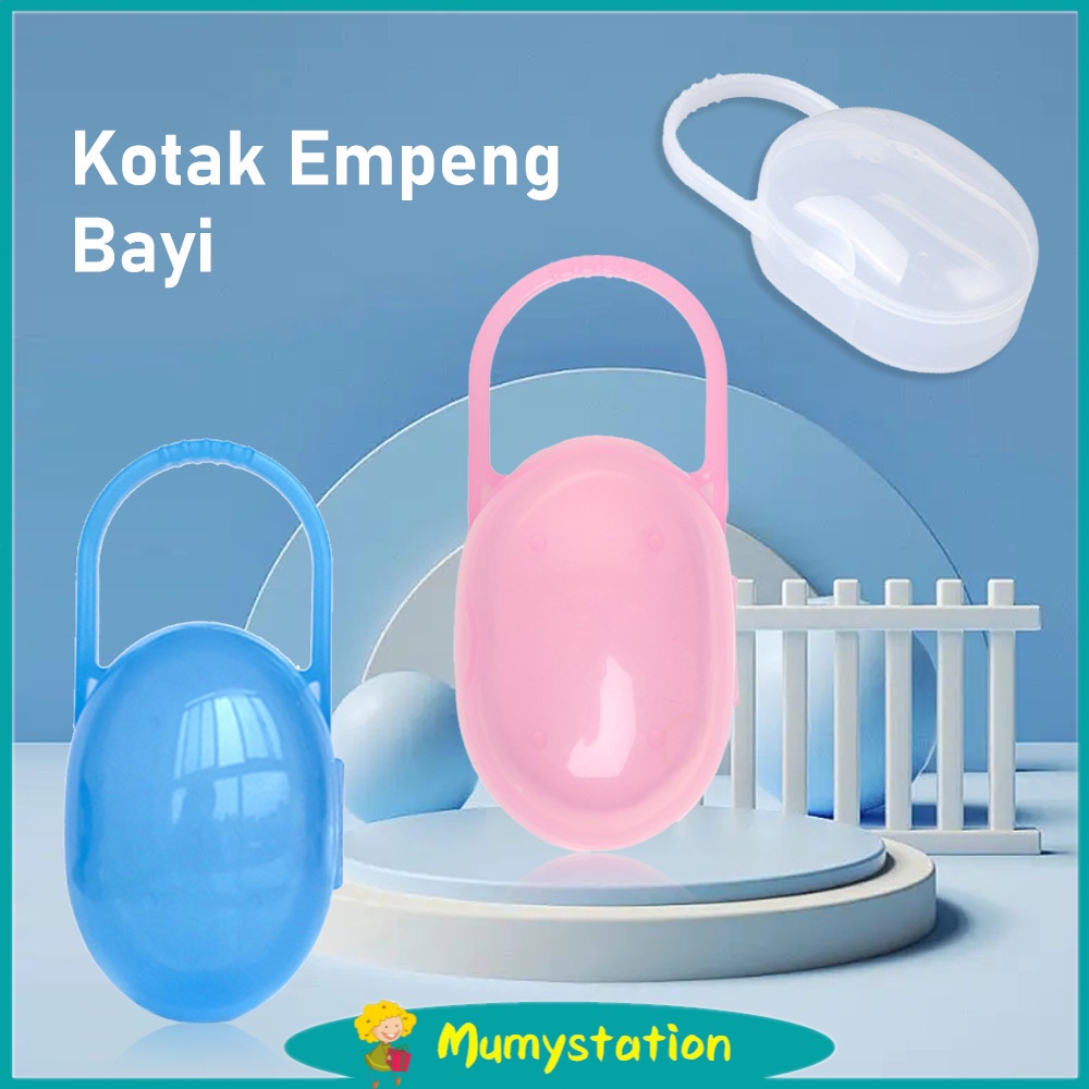 Mumystation Kotak Penyimpanan Dot Bayi Portabel Kotak empeng bayi pacifier case