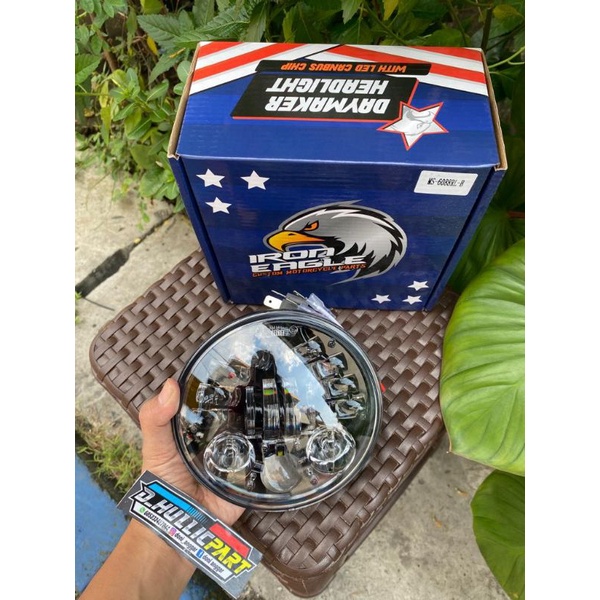 Daymeker Iron eagle 16 LED Lampu depan Iron eagle 5,75 pnp batolk l2g cb125