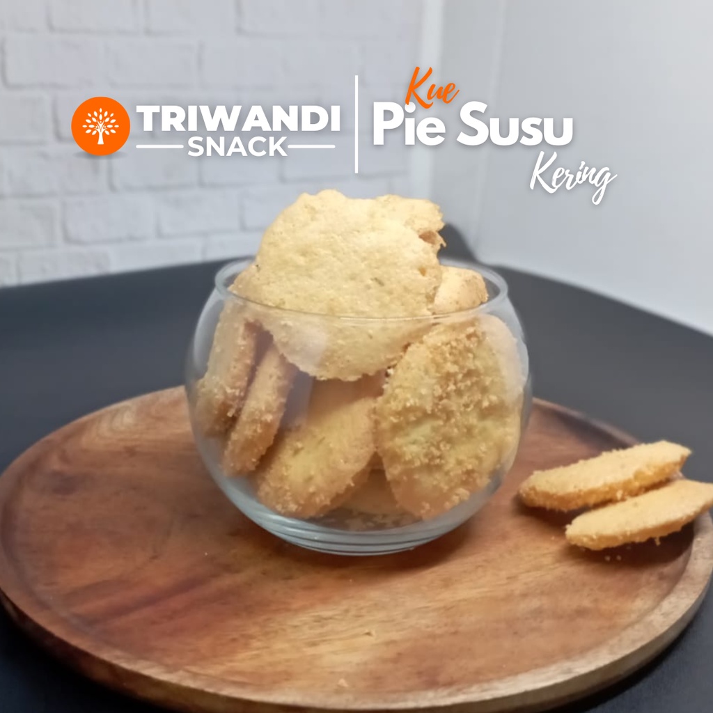 

Kue Pie Susu Kering 100 - 250gr TRIWANDI SNACK oleh oleh bandung