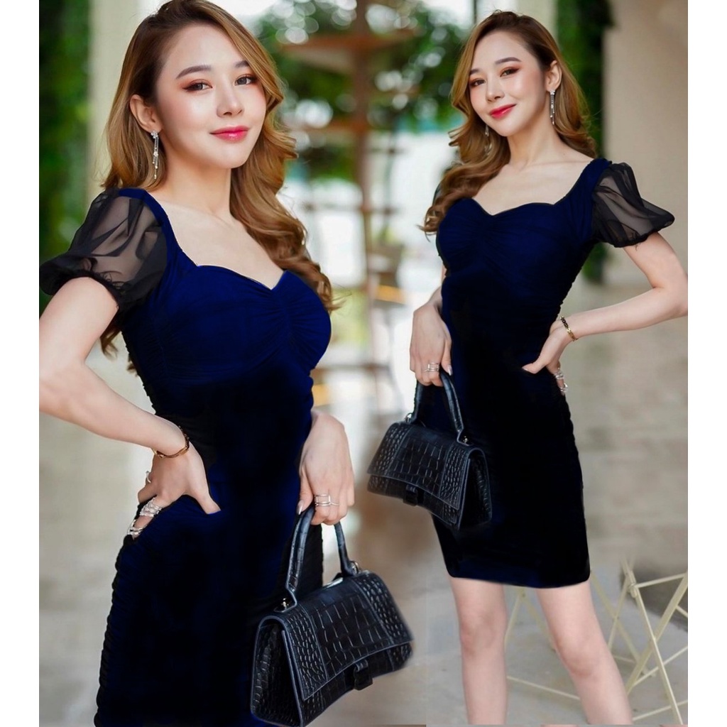 Basic ud fashion Korean Dres rajut / Dres rajut bodycon / Mini dres rajut premium