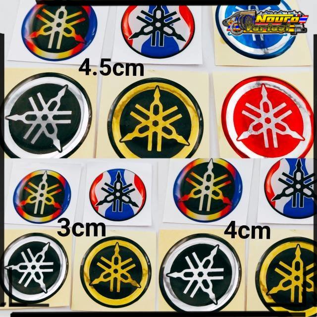 COD emblem timbul logo GARPUTALA YAMAHA THAILAND KUALITAS TERBAIK mantap