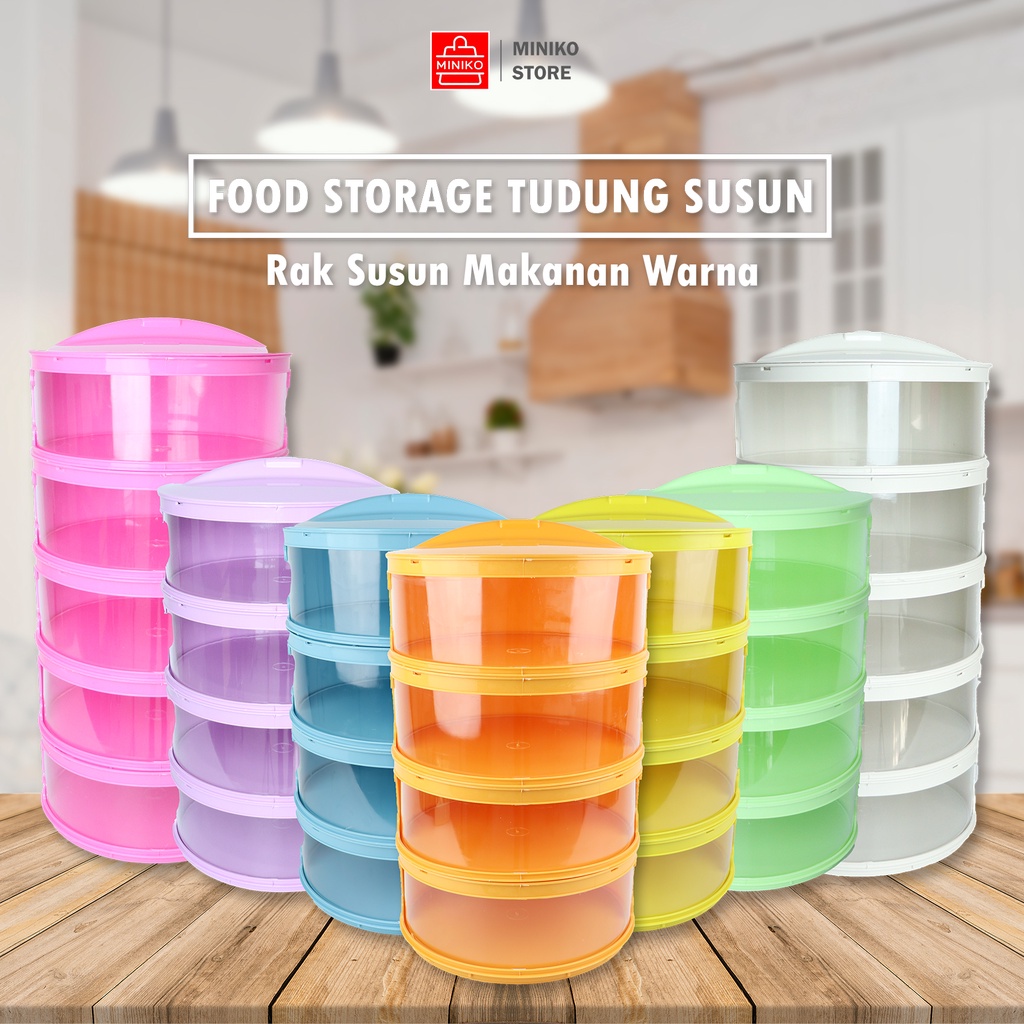 Tudung Saji Susun Rak Susun Makanan  Rantang Susun   food cover multilayer