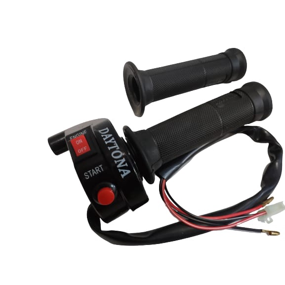 Gas spontan daytona 2 tombol starter + saklar on off gas kontan motor