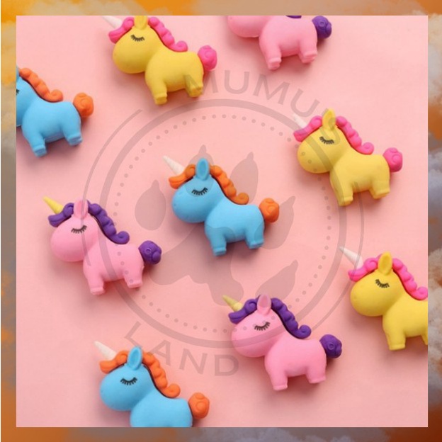 

PENGHAPUS PENSIL MODEL UNICORN / STIP PENGHAPUS LUCU