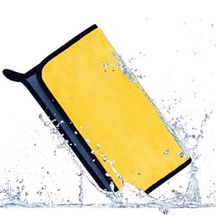 Lap Microfiber Kuning  Perawatan Motor Dan Mobil Kain Anti Minyak Daya Serap Tinggi
