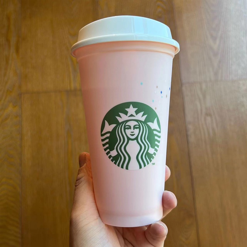 Tumbler Starbucks Color Changing Cups Berubah Warna Colour Reusable Cup Original Box