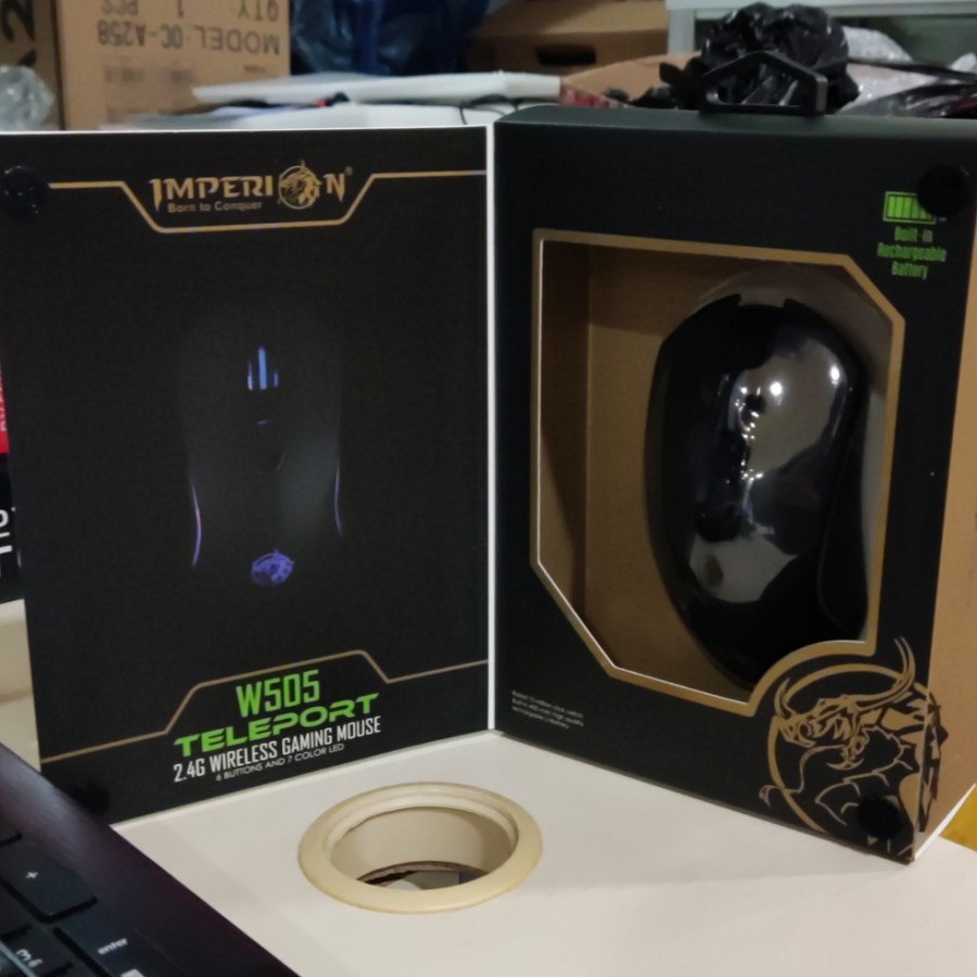 Imperion Gaming Mouse Wireless W505 Teleport Rechargeable