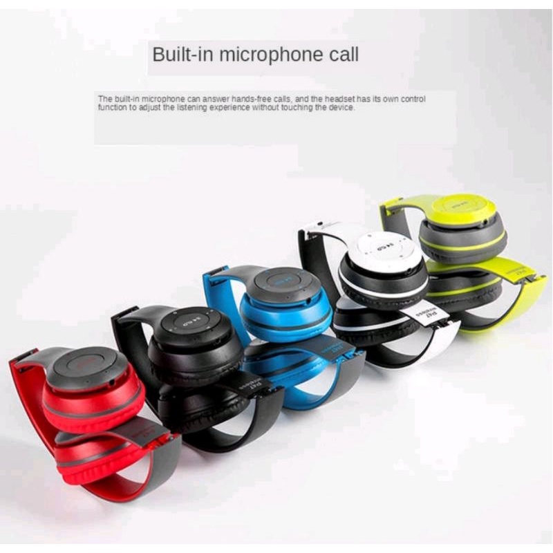 HEADPHONE BLUETOOTH P47 PURE BASS GOOD QUALITY HEADSET WIRELESS P47 PRO