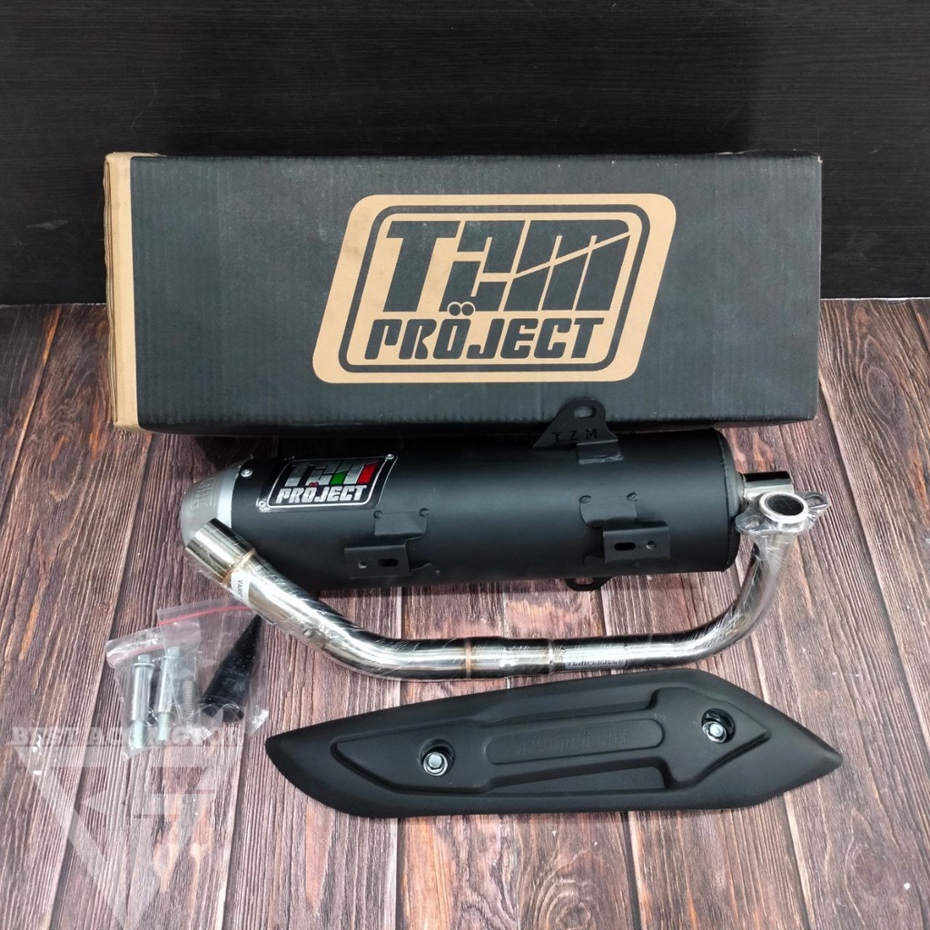 KNALPOT TZM PROJECT STD NON SS BEAT FI KARBU DELUXE GENIO VARIO 110 125 150 160 LED OLD NEW PCX 150 