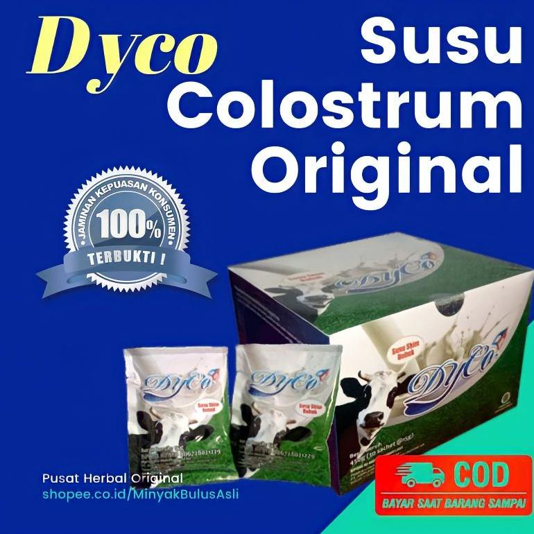 

[BAYAR DITEMPAT] [100% ASLI] 31 Sachet Dyco Susu Colostrum Original Jaminan Mutu