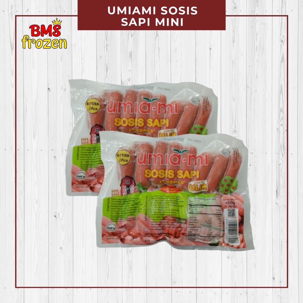 

BMS Frozen Mart | Umiami Sosis Ayam - Sosis Sapi - Sosis Ulir