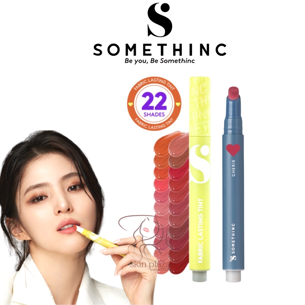 SOMETHINC Fabric Lasting Tint Lip Tint Lipstick  X SABRINA Care Blurry Mousse Make Up Han So Hee
