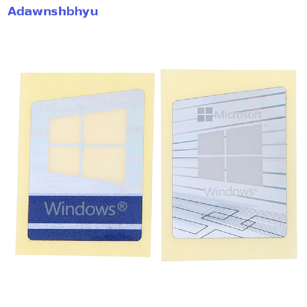 Adhyu 5pcs New Windows10 WIN10 WIN11 Logo Laptop Desktop Decor Sticker Label ID