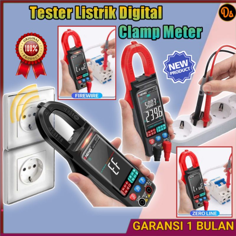 PROMO ANENG Tester Listrik Digital Clamp Meter - ST212 MBOT33BK MBOT33BQ