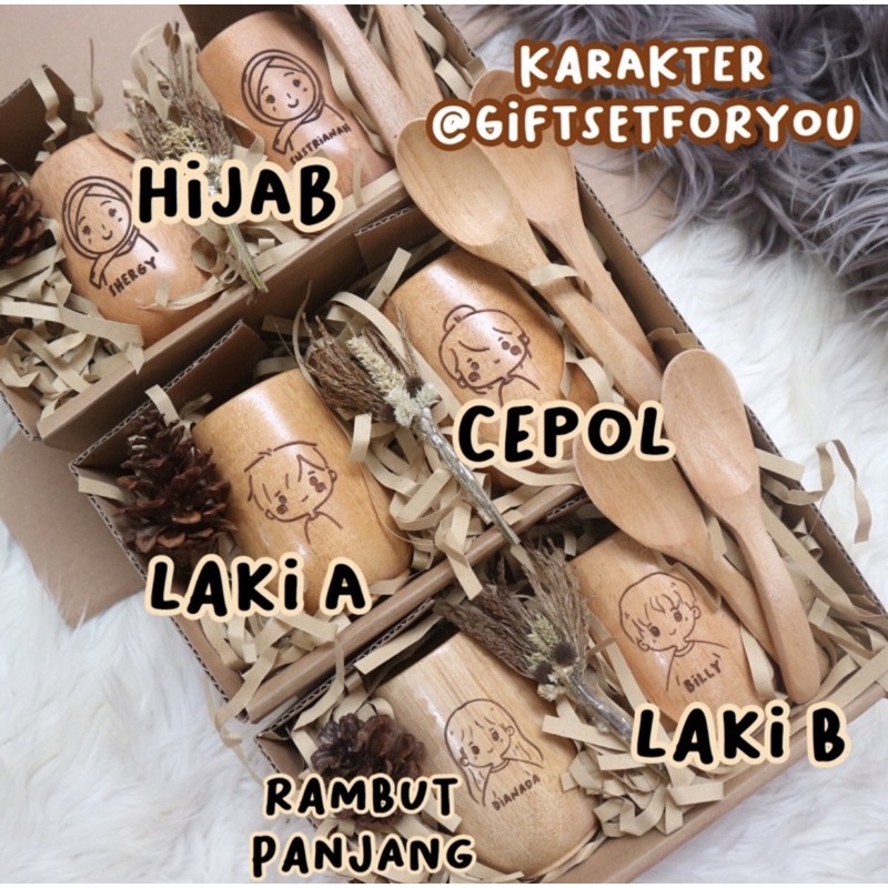 READY HAMPERS PRABOT KAYU ESTETIK UNIK / HAMPERS GELS KAUU / HAMPERS ACARA / HADIAH PERNIKAHAN / HAMPERS COUPLE / GIFT GELAS STANLESS / WEDDING GIFT PERABOT KAYU UNIK ESTETIK / FREE GRAFIR