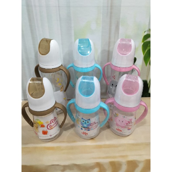 Paket Botol Slim Lengkap Dengan Sedotan(Botol+Nipple+Sedotan+Pegangan)250 Ml/125 Ml DB 1413