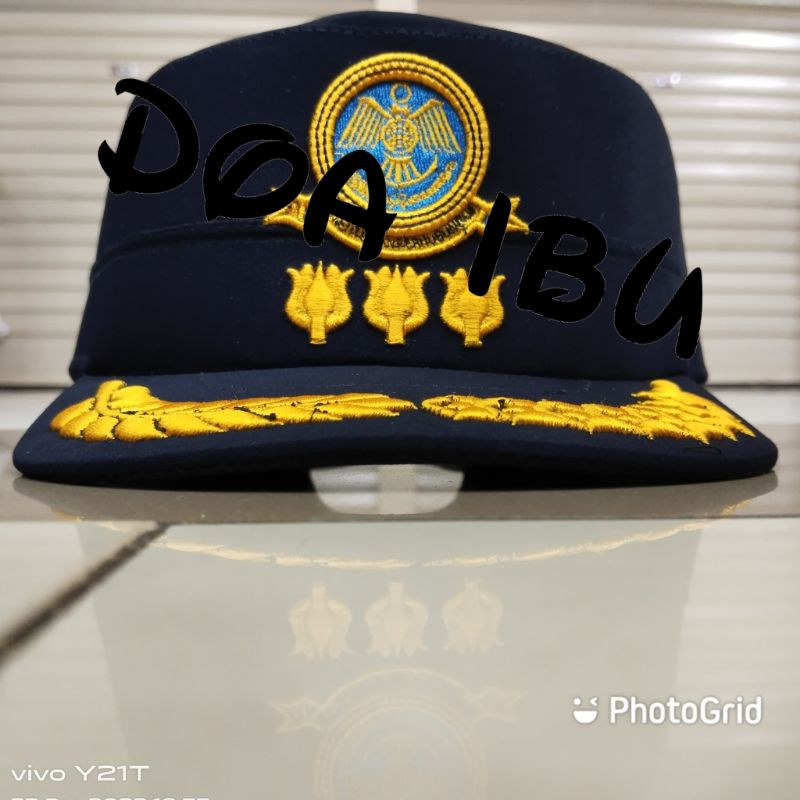 

best seller topi komando dishub melati 3 padi kapas