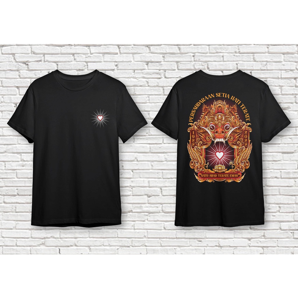 Kaos / Baju /T-shirt Distro keren Murah PSHT 1 Abad Ornamen Batik Nusantara