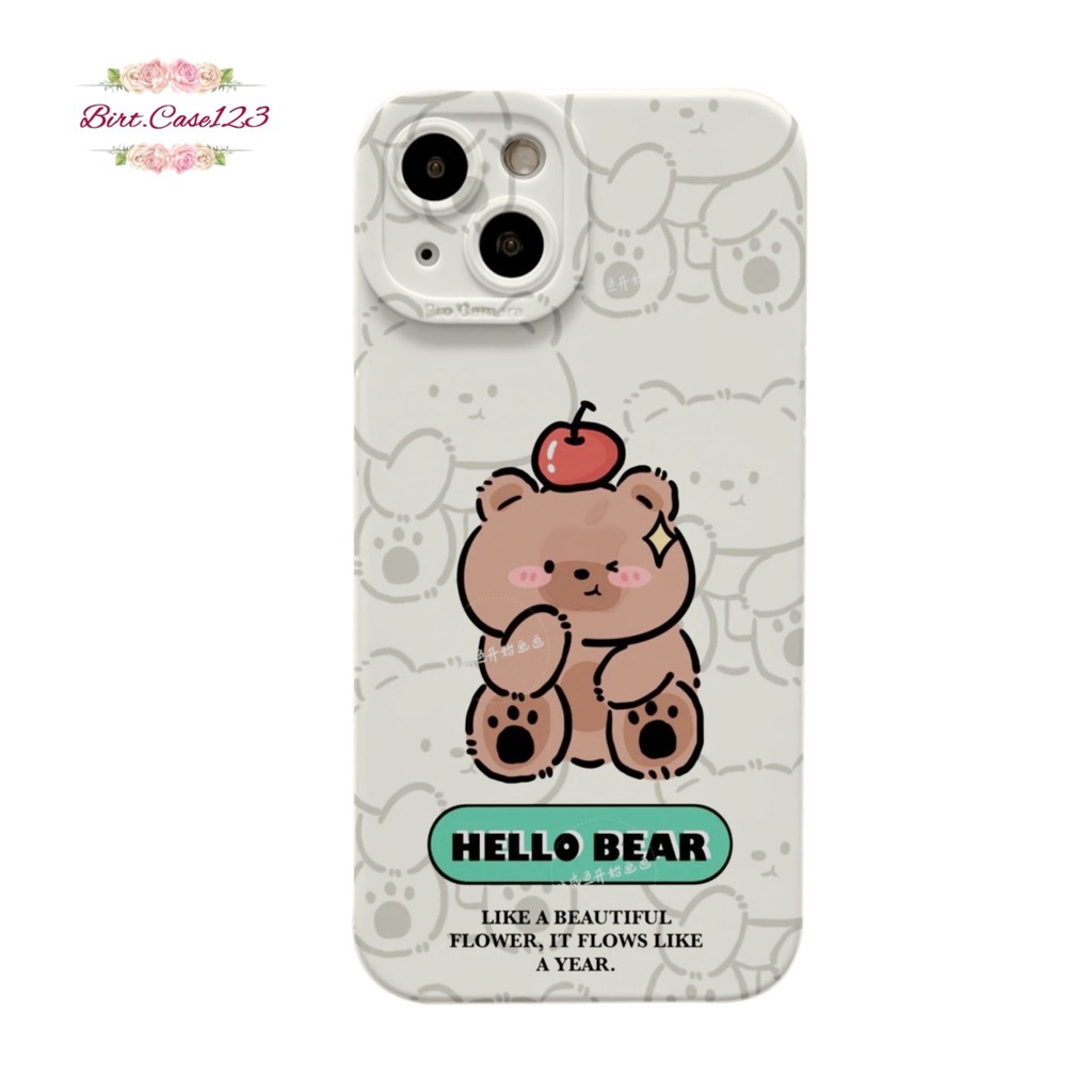 CUSTOM CASE SOFTCASE SILIKON PROCAMERA BEAR CUSTOM OPPO REALME VIVO XIAOMI SAMSUNG INFINIX IPHONE FOR ALL TYPE BC6847