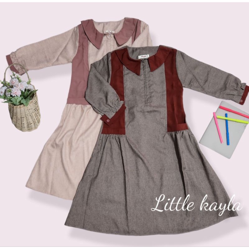 setelan gamis anak syari by little kayla