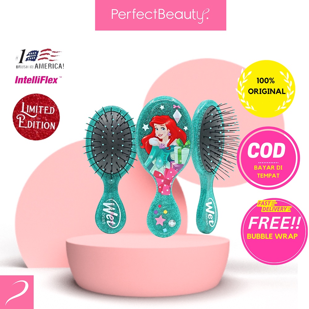 The Wet Brush Mini Disney Glitter Ball Series (Sisir Anak)