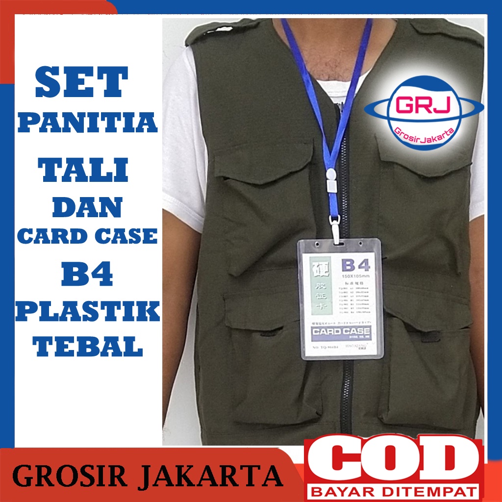 

Set Panitia Plastik card case B4