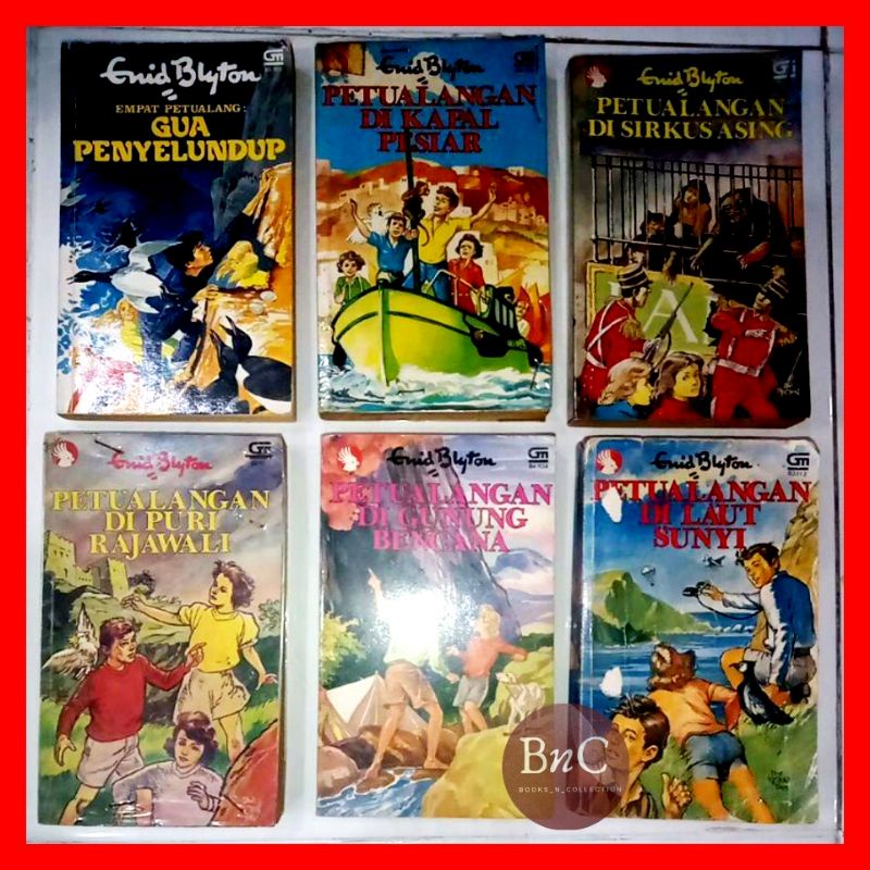 Novel Enid blyton seri petualangan buku lawas