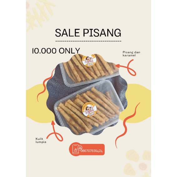 

SALE PISANG - PISANG AROMA - PISANG COKLAT - GURIH - MANIS - RENYAH