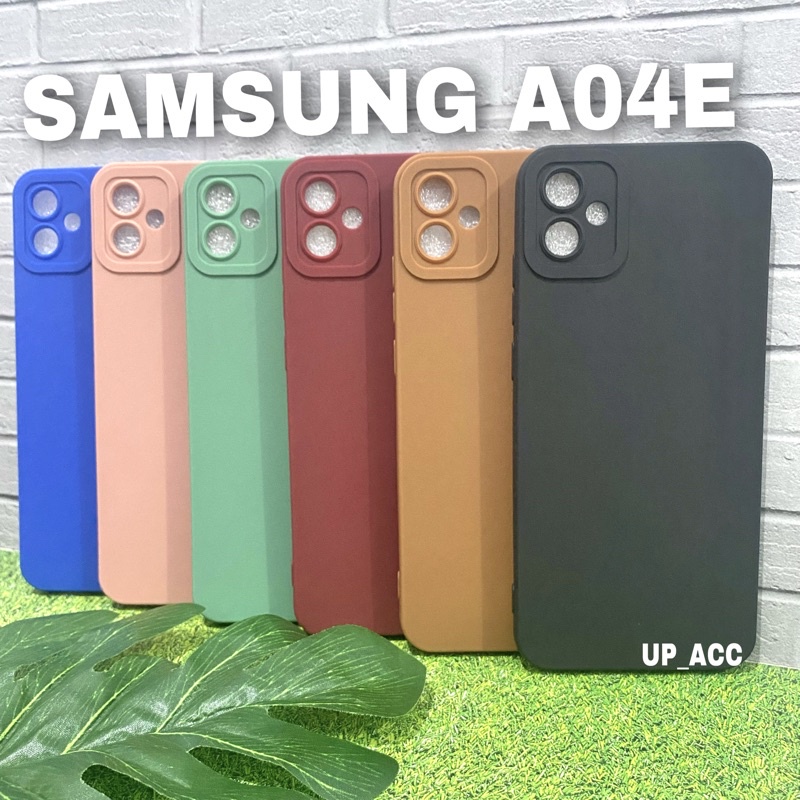 SAMSUNG A04E / A13 4G CASE PRO CAMERA Casing Hp Pro Kamera Protect / Case hp Makaron Candy Tpu Lens Protect Camera Soft Case