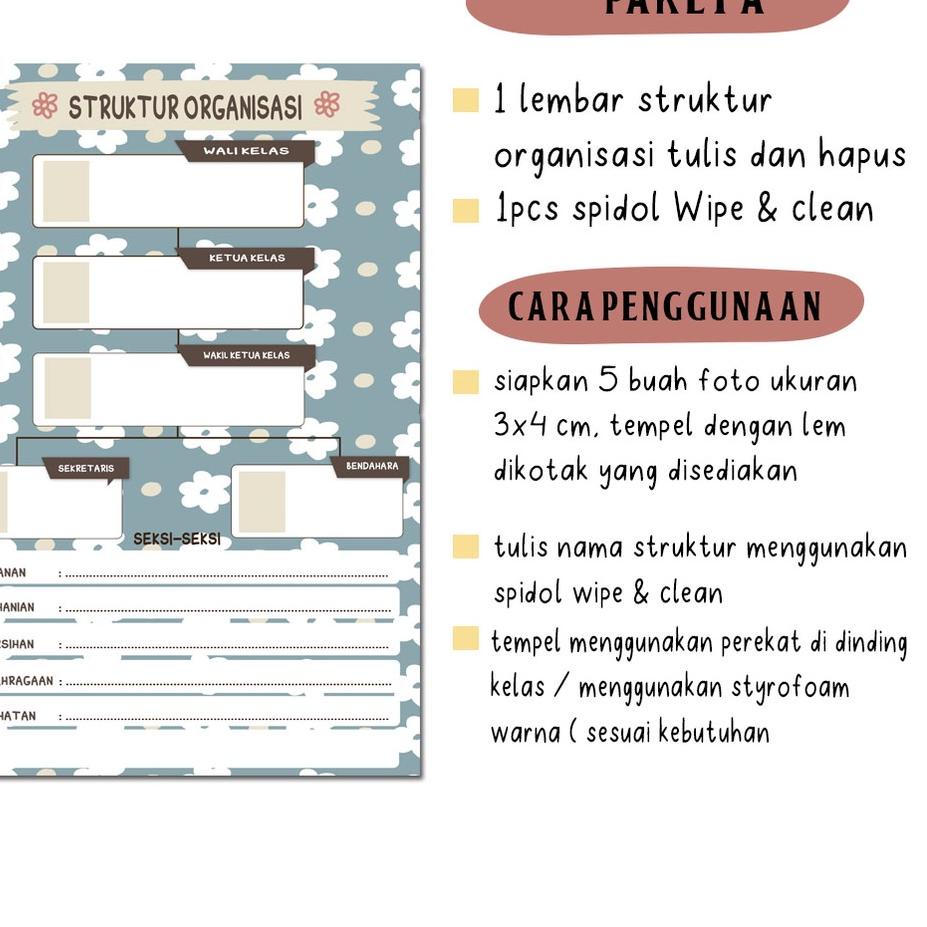 

[M-7T ♥☞] Struktur Organisasi Kelas Sekolah Cetak Foto Poster Flower A3+-langsung kirim