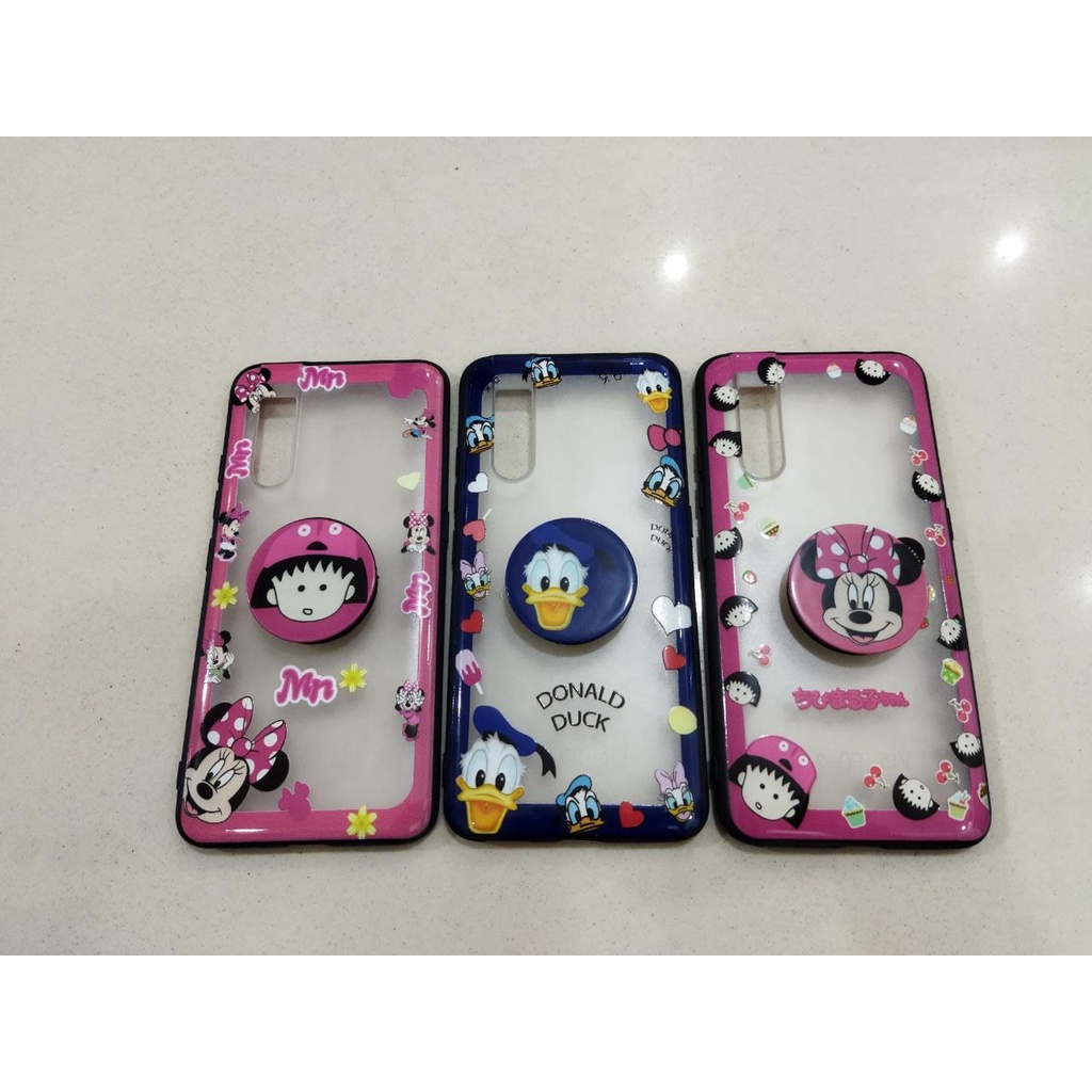 Case Karakter with pop socket VIVO V15 PRO